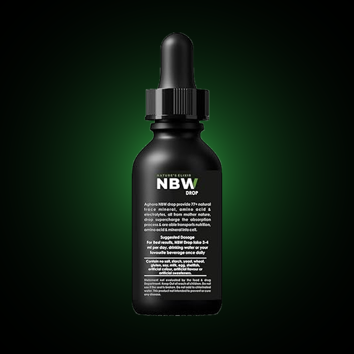 Aghora NBW Alkaline Water Drops 50ml dropper bottle